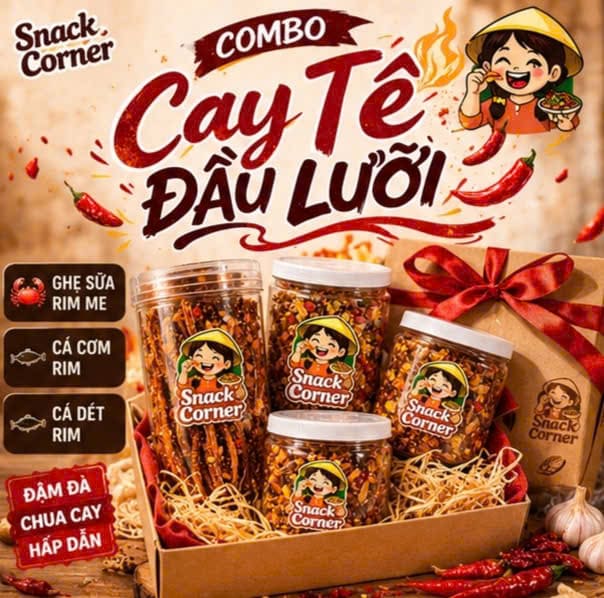đồ ăn vặt theo combo